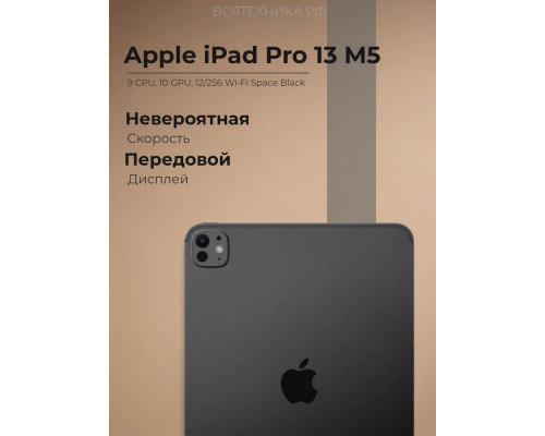 Планшет Apple iPad Pro 13 M5 256GB Space Black Wi-Fi