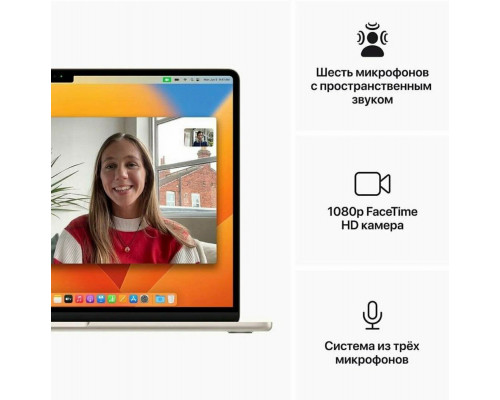 Ноутбук Apple MacBook Air 15 M2 8/256 Midnight (MQKW3)