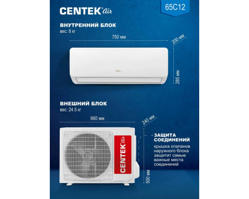 Сплит-система Centek CT-65C12 белый