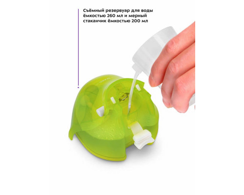 Отпариватель Kitfort КТ-9107 белый/салатовый