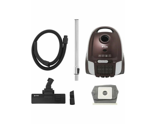 Пылесос Vitek VT-8138 коричневый/черный