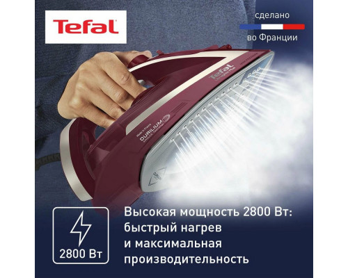 Утюг Tefal FV6820E0 вишневый/серебристый