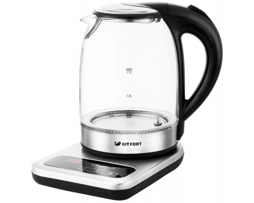Чайник Kitfort КТ-657 нерж/черный