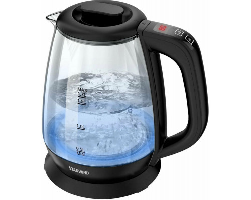 Чайник Starwind SKS3036 черный стекло