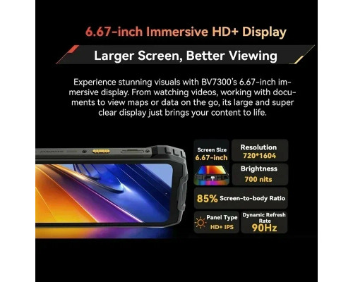 Смартфон Blackview BV7300 6/256Gb черный