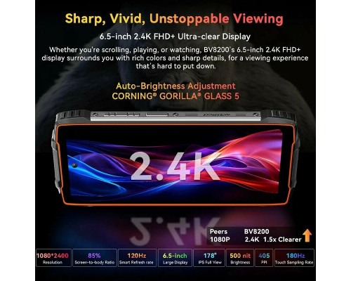 Смартфон Blackview BV8200 12/256Gb черный