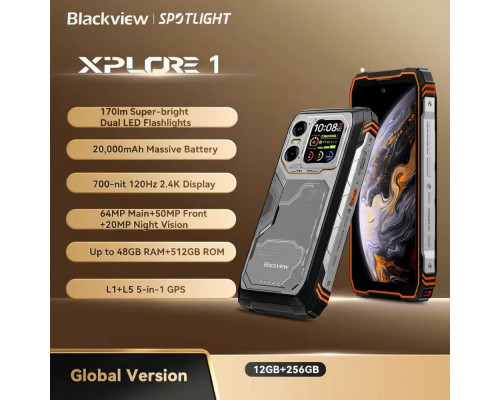 Смартфон Blackview Xplore 1 16/512Gb оранжевый