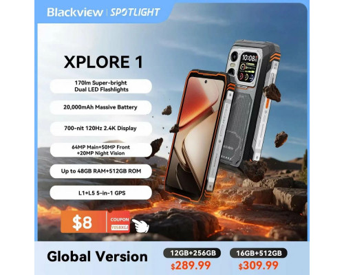 Смартфон Blackview Xplore 1 16/512Gb черный