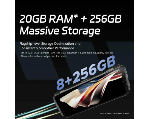 Смартфон Doogee S Cyber 8/256Gb серебристый
