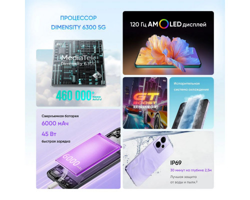 Смартфон Realme 14T 5G 8/256Gb черный