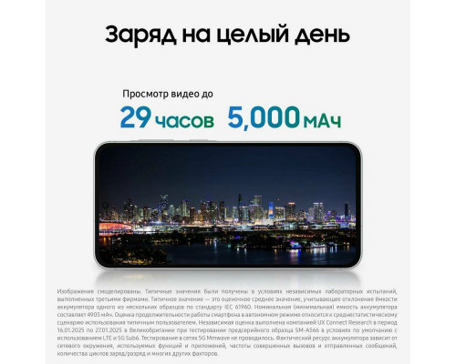 Смартфон Samsung Galaxy A56 8/128Gb розовый