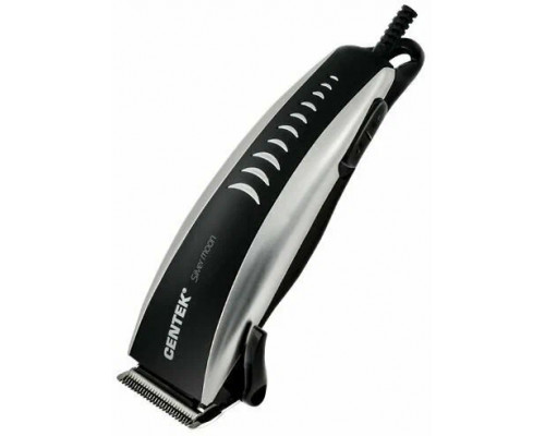 Машинка для стрижки Centek CT-2123 черный/серебро