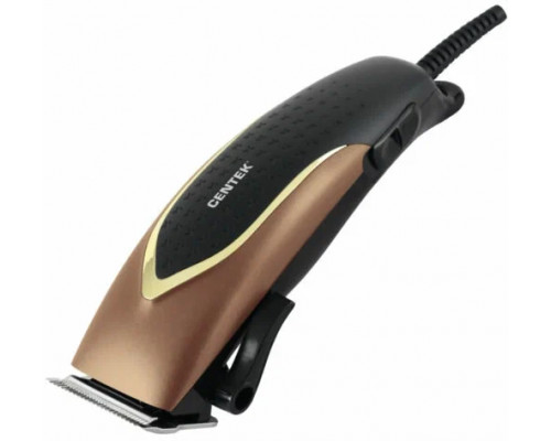 Машинка для стрижки волос Centek CT-2126 черный/золото