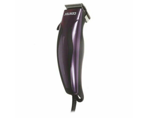 Машинка для стрижки волос Centek CT-2128 черный/фиолетовый
