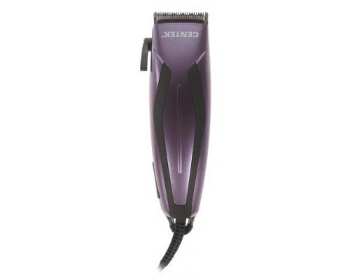Машинка для стрижки волос Centek CT-2128 черный/фиолетовый
