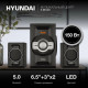 Музыкальный центр Hyundai H-MS1403 черный