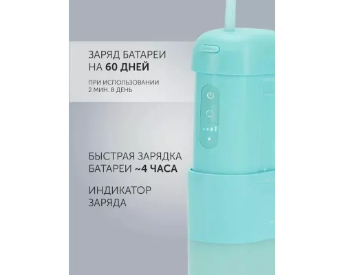 Ирригатор Polaris PWF 1002 T бирюзовый