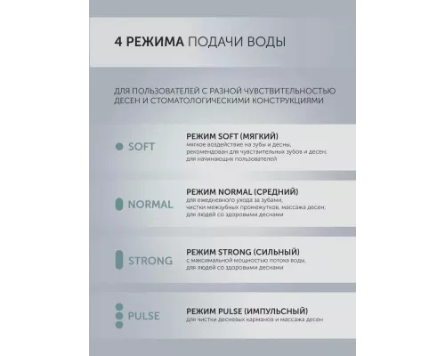 Ирригатор Polaris PWF 1002 T бирюзовый