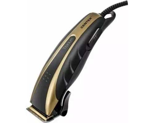 Машинка для стрижки Centek CT-2110 черный/золотой