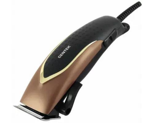 Машинка для стрижки волос Centek CT-2126 черный/золото