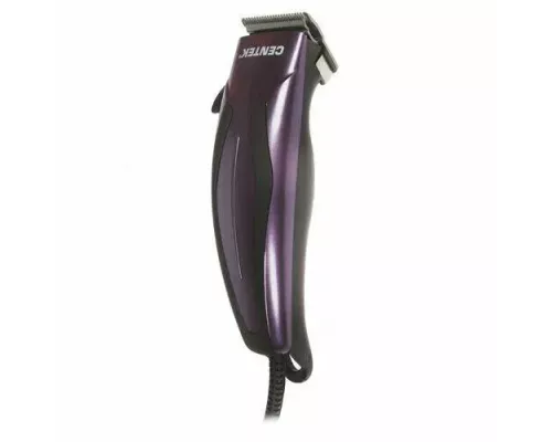 Машинка для стрижки волос Centek CT-2128 черный/фиолетовый