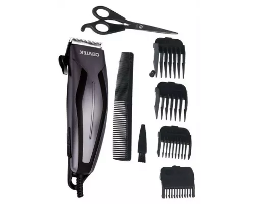 Машинка для стрижки волос Centek CT-2128 черный/фиолетовый