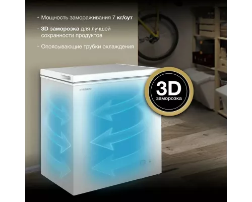 Морозильный ларь Hyundai CH15031 белый