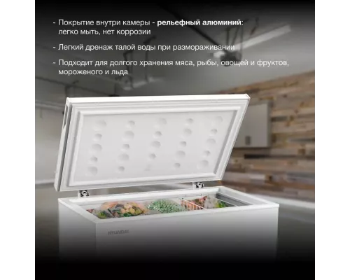 Морозильный ларь Hyundai CH25031 белый