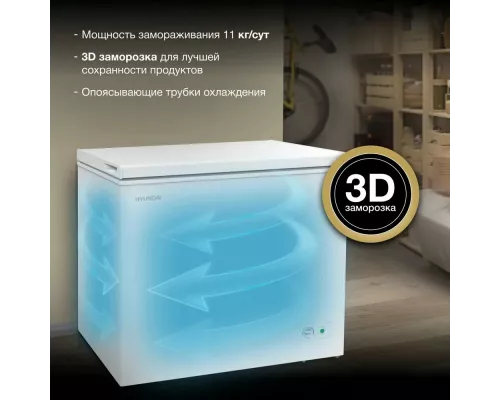 Морозильный ларь Hyundai CH25031 белый