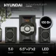 Музыкальный центр Hyundai H-MS1403 черный