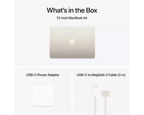 Ноутбук Apple MacBook Air 13 M4 24/512 Starlight (MC6A4)