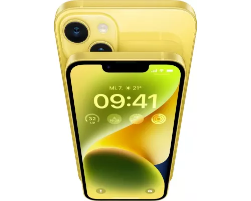Смартфон Apple iPhone 14 128GB Yellow (1Sim)