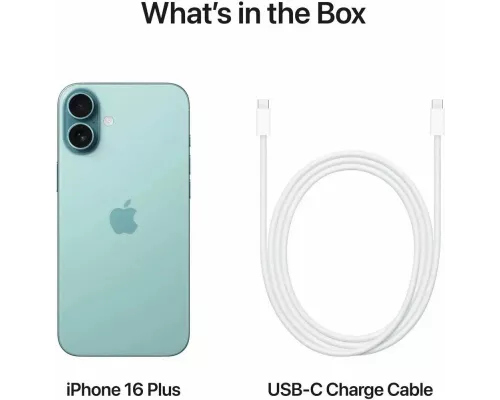 Смартфон Apple iPhone 16 Plus 128GB Teal (1Sim)