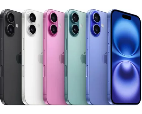 Смартфон Apple iPhone 16 Plus 256GB Pink (1Sim)