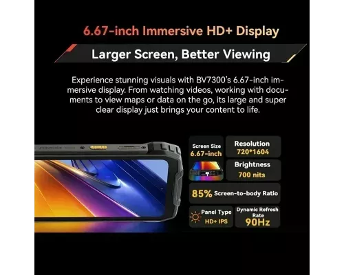 Смартфон Blackview BV7300 6/256Gb черный