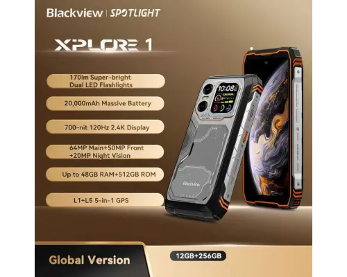 Смартфон Blackview Xplore 1 16/512Gb оранжевый