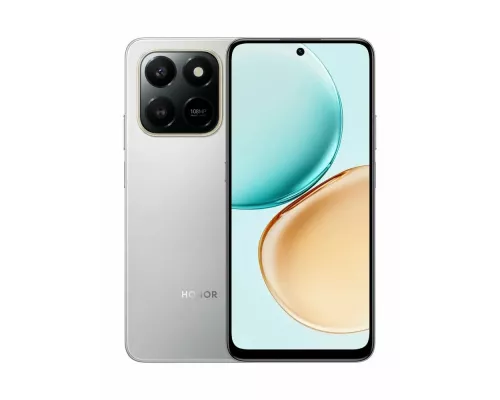 Смартфон HONOR X7d 8/256Gb серебряный