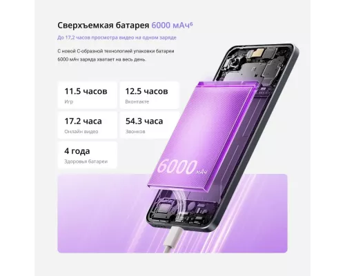 Смартфон Realme 14T 5G 12/256Gb фиолетовый