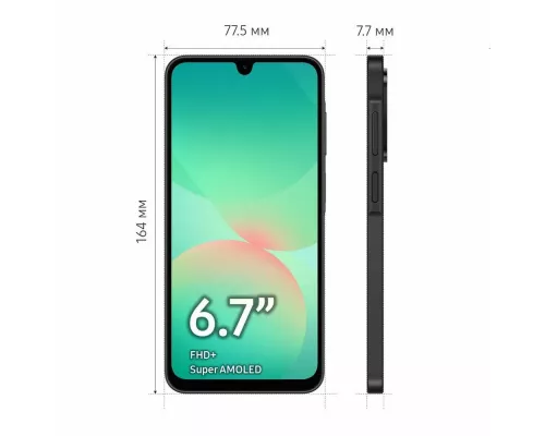 Смартфон Samsung Galaxy A26 5G 8/128Gb черный