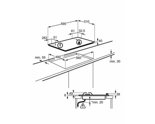 Варочная поверхность Electrolux CGS6436BX