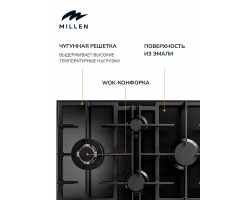 Варочная поверхность MILLEN MGHD 6501 BL
