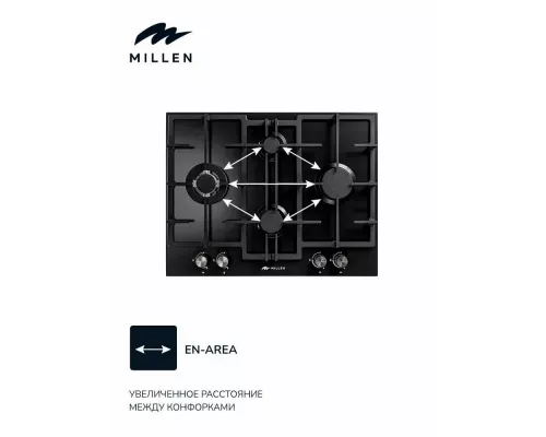 Варочная поверхность MILLEN MGHD 6501 BL
