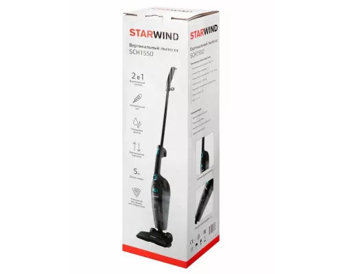 Вертикальный пылесос Starwind SCH1550 черный