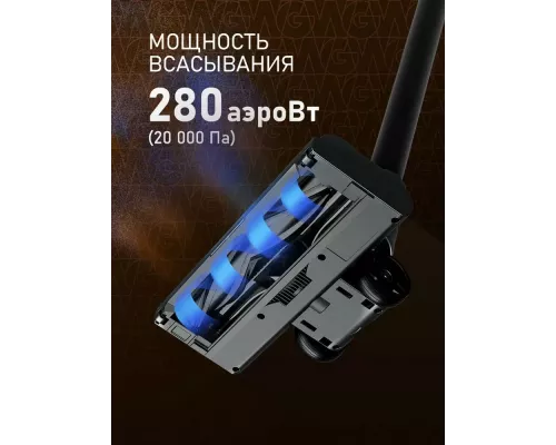Вертикальный пылесос Weissgauff V15 BLDC 250 Nero Turbo