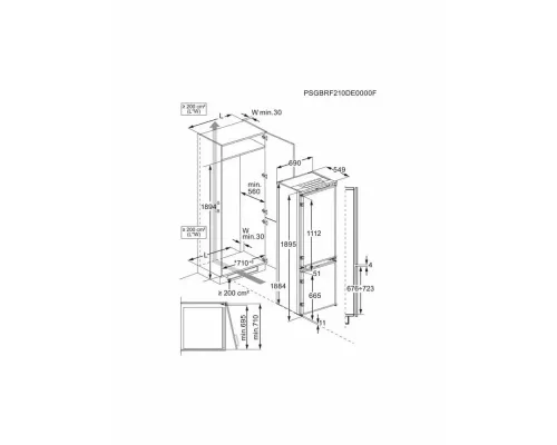 Встраиваемый холодильник Electrolux E7TNGE75S