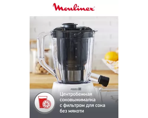 Блендер Moulinex LM42Q110 белый