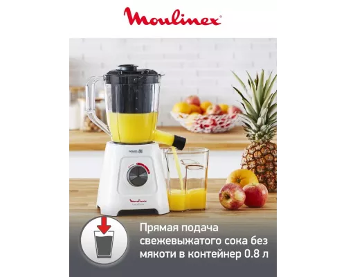Блендер Moulinex LM42Q110 белый
