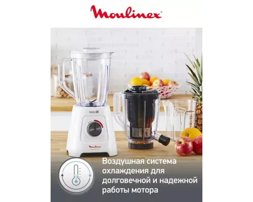Блендер Moulinex LM42Q110 белый