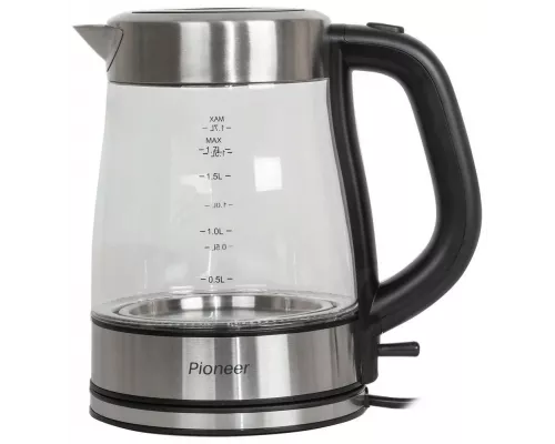 Чайник PIONEER KE807G Черный/Серебристый