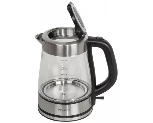 Чайник PIONEER KE807G Черный/Серебристый
